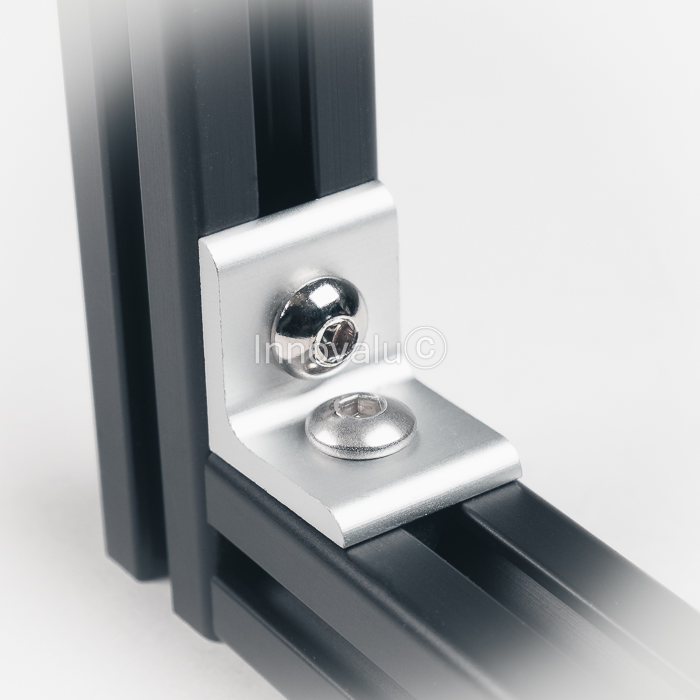 Innovalu - Winkel P20 – Stabiler 90° Verbinder für 20er Aluminiumprofile