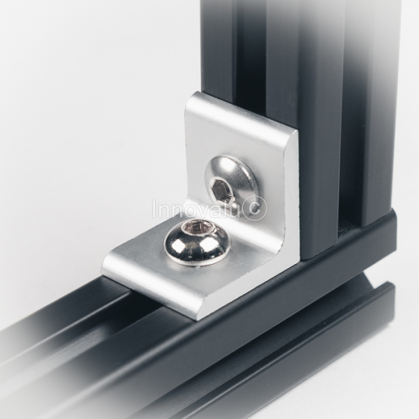 Innovalu - Winkel P20 – Stabiler 90° Verbinder für 20er Aluminiumprofile